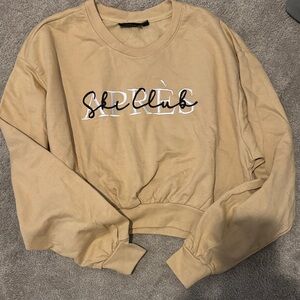 Chemistry Tan Crew Neck Apres Ski Club